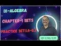 PRACTICE SET 1.4 Q-2 || CHAPTER: 1 || SETS