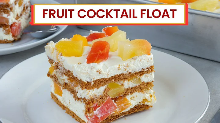 Fruit Cocktail Graham Float | No-Bake Icebox Cake
