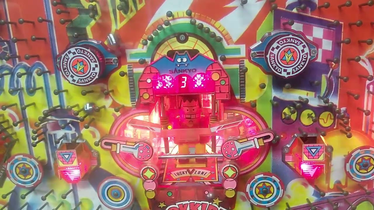 コレクター様提供 三共 ドッキリマン 1989年 レトロパチンコ 羽根