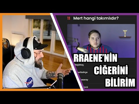 Elraenn - RRaene'yi Ne Kadar Tanıyorsun Testi Çözüyor ( Ciğerini Bilirim )