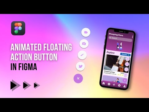 Floating Action Button Animation | Animated Floating Action Button | Figma Animation Tutorial
