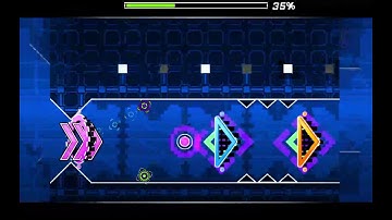 Geometry Dash [2.1] (Medium Demon) Theory Of Skrillex by Noobas !