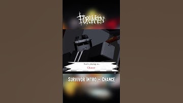 FORSAKEN Survivor Intros - Chance (1/?) | #forsaken #robloxforsaken #robloxanimation #chance