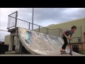 Damien half pipe mess about