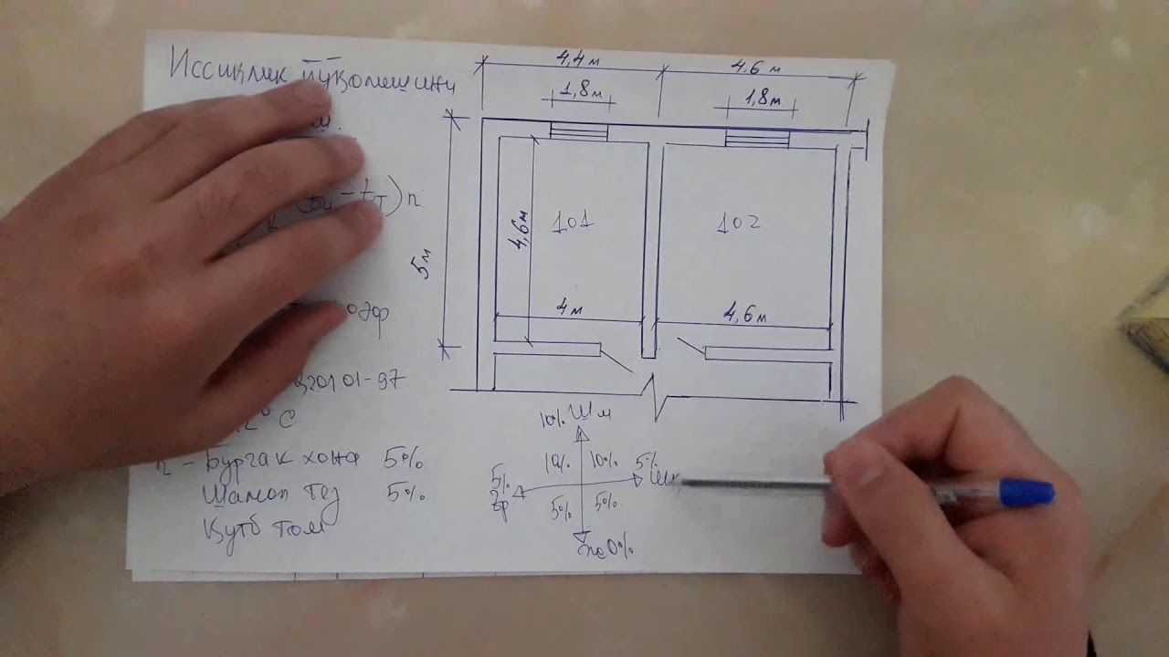 Иссиқлик йўқолишини аниқлаш НD 1 қисм (Issiqlik yo'qolishini aniqlash HD 1 qism)
