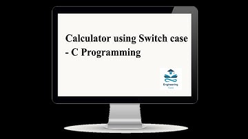 Implement calculator using switch case - C Programming