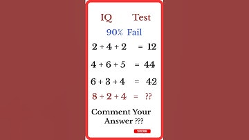 IQ II IQ Test II Brain test II Math