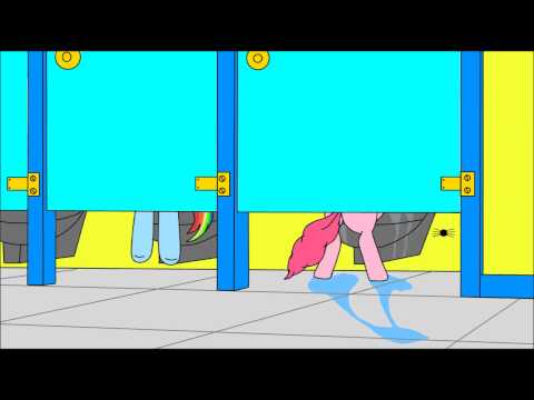Pinkie Pie drops her phone in the toilet