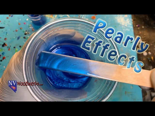 Resin Tutorial 5 of 10: How to use mica powder on resin 