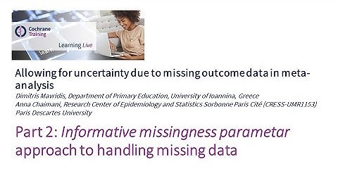 Part 2: Informative missingness parametar approach to handling missing data