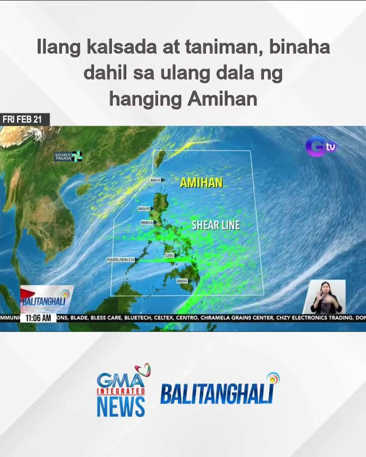 Ilang kalsada at taniman, binaha dahil sa ulang dala ng hanging Amihan | Balitanghali