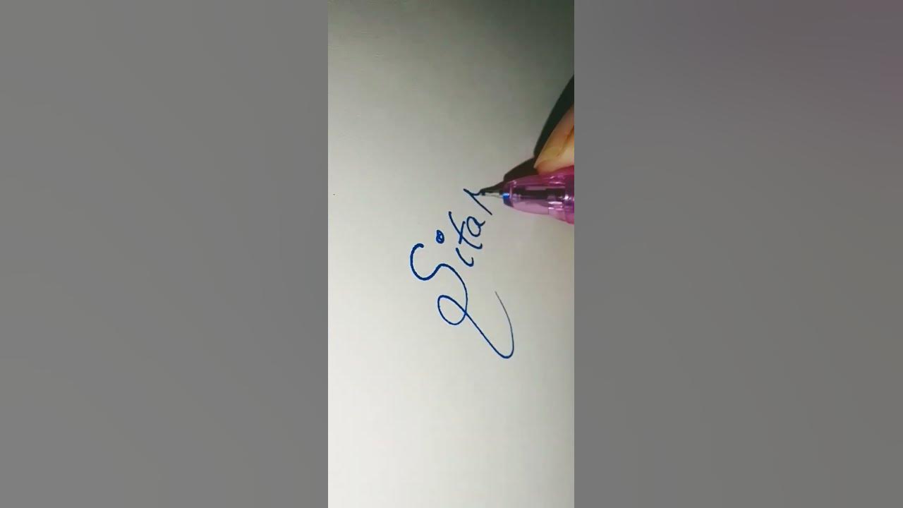 Sita murmu name signature 😎/Comment your name #short #viral - YouTube