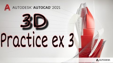 3D Practice ex 3 / Symcronise cad / Autocad / Abhishek  Vishal / Like & sub