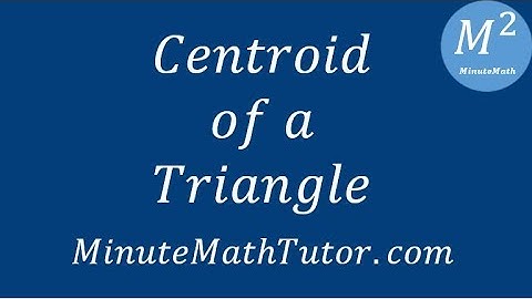 Centroid of a Triangle