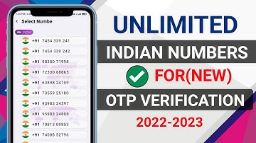 OTP Bypass Indian Number l Indian Number OTP Bypass l  Free Indian Number For OTP Verification 2023