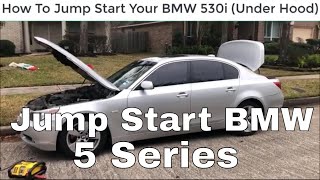 How To Jump Start Battery On Your BMW 5 Series E60 E61 528i 530i 535i 550i