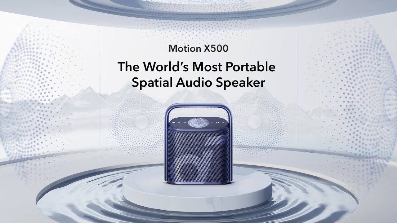 Anker Soundcore Motion X500 portable spatial audio speaker