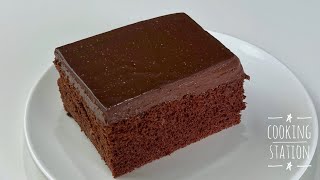 Melts In Your Mouth CHOCOLATE CAKE Recipe | Chocolate Ganache with Cocoa Powder