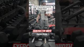 THE ONLY 3 VERTICAL BACK EXERCISES YOU NEED❗️