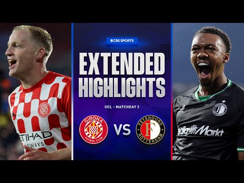 Girona vs. Feyenoord: Extended Highlights | UCL League Phase MD 2 | CBS Sports Golazo