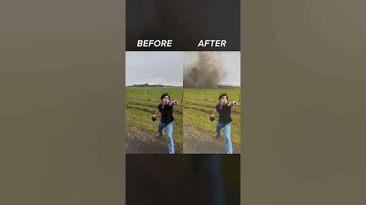 POV: Inside a Tornado - BEFORE & AFTER