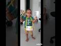 What is the child announcing? End Twist #cute #shorts