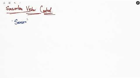 ELD - 24 Sensorless Vector Control of IM