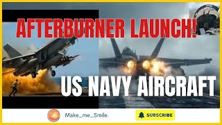 🚀 INSANE F/A-18 Super Hornet Afterburner Launch | Deafening Navy Jet Takeoff