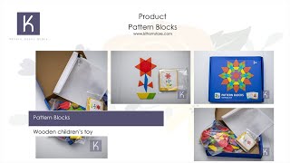 Pattern Blocks wooden game for kids screenshot 3