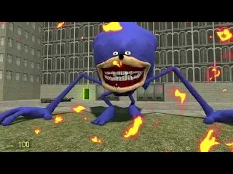 🔴 Соник Пожиратель в лабиринте с порталами: страшное выживание в Garry's Mod