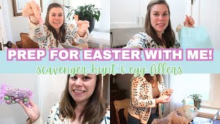 EASTER PREP! EASTER SCAVENGER HUNT AND GETTING EASTER EGG STUFFERS