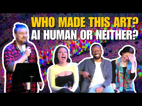 AI, Human, or Neither? Who made this art?