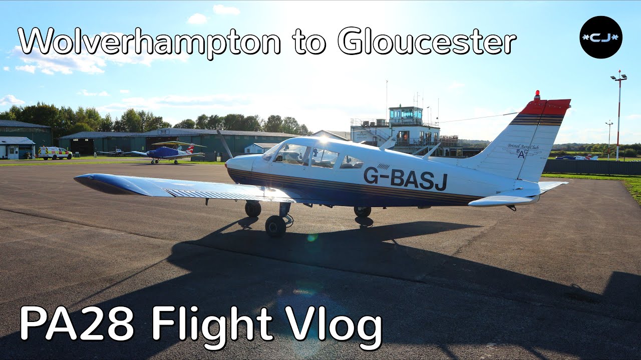PA28 - Wolverhampton Halfpenny Green To Gloucestershire Airport | Bristol Aero Club | ATC Audio
