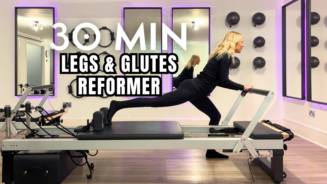 30 Minute Reformer Workout for Strong Glutes & Legs, At Home Lower Body Reformer, Prenatal Friendly
