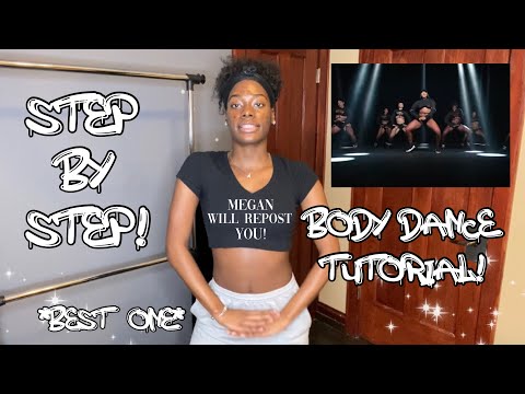 Megan Thee Stallion- BODY DANCE CHALLENGE! (Tutorial) STEP BY STEP! BEST ONE! #tiktok #goodnewsmegan