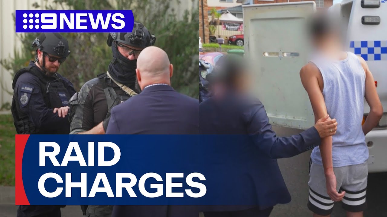 Teens charged in counter-terrorism raids after Sydney church stabbing ...