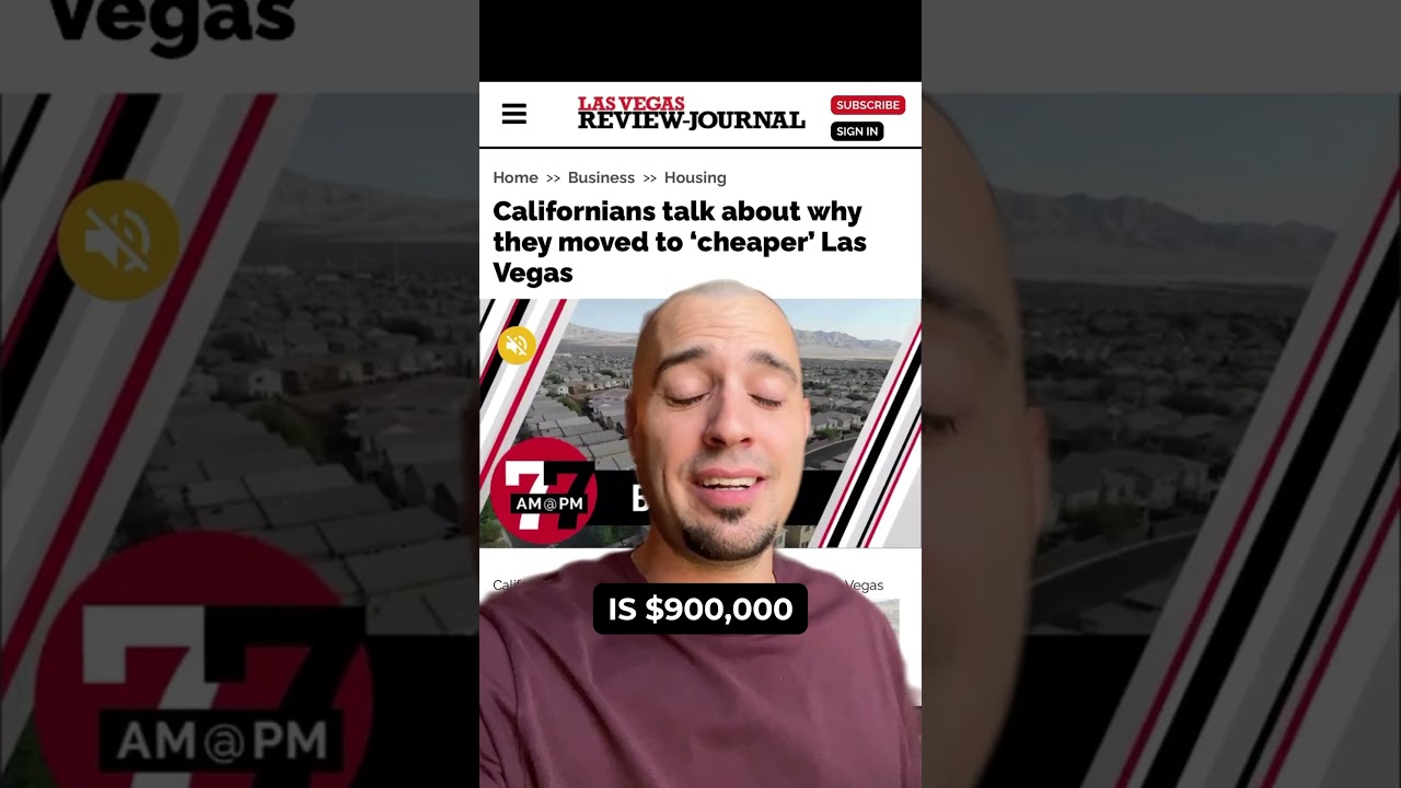 Californians Are Moving To Las Vegas Nevada