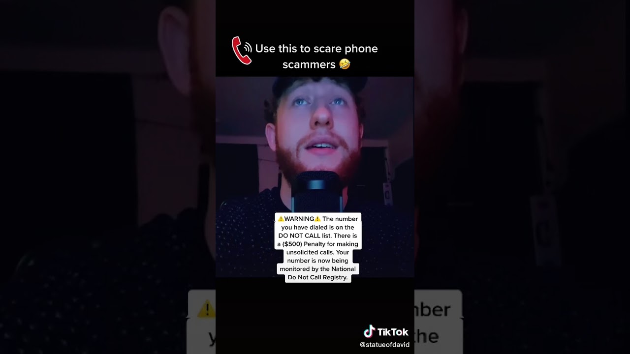 $500 tiktok do not call list voicemail video