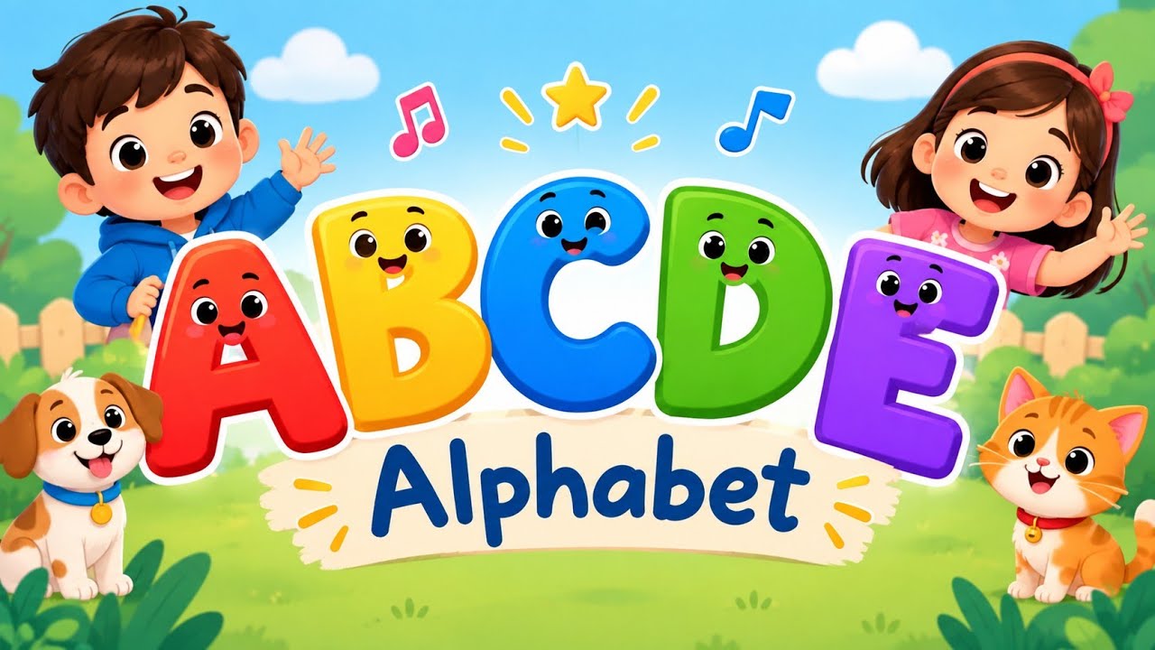 ABC Alphabet Song for Kids 🎵 | Learn A to Z with Fun - YouTube