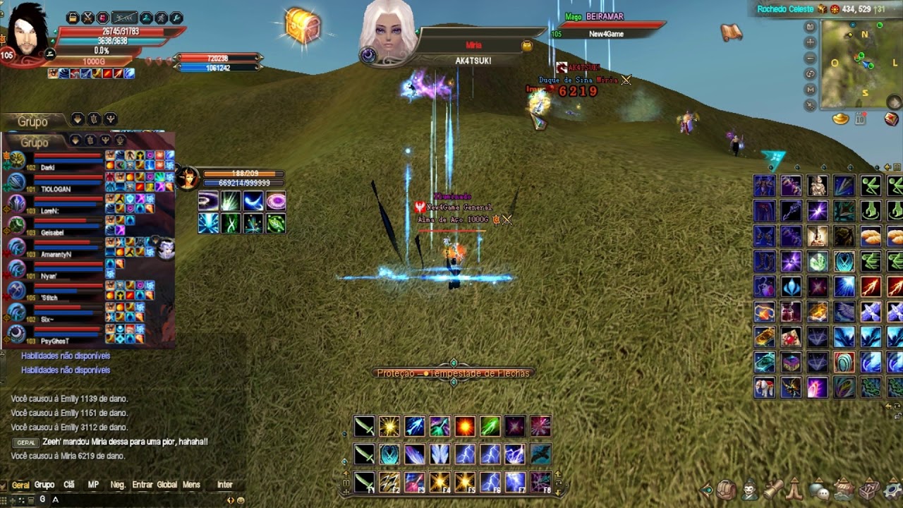 ►DARK U.◄ [PVP] New4Game vs AKATSUKI e as sobras