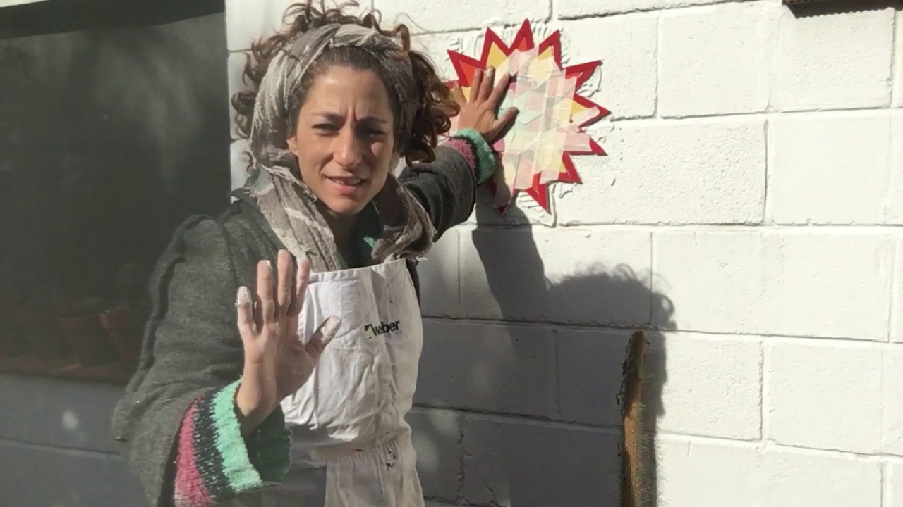 Colocando un Mosaico en la Pared. Técnica mural. Instalación y Acabado.