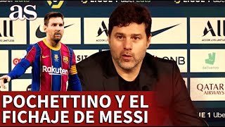 PSG | POCHETTINO, SOBRE MESSI: 'No voy a decir nada que luego se malinterpreta | Diario AS PSG | POCHETTINO, SOBRE MESSI: 'No voy a decir nada que luego se malinterpreta | Diario AS