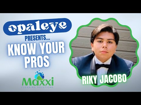 Know Your Pros: Riky Jacobo of Maxxi Cleaning Services