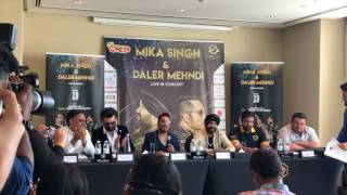 King Mika Singh and Daler Mehndi Press conference in Dubai