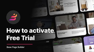 How to activate Free Trial on Beae Page Builder 3.0 | 2025