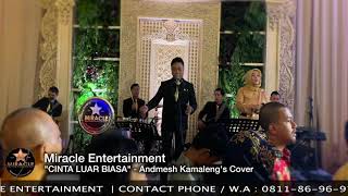 Cinta Luar Biasa Cover By Miracle Entertainment  Wedding Band Jakarta  Indonesia