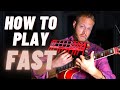 How to play FAST on guitar with these 5 tricks!