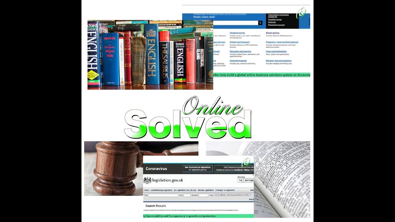 Solved Online - Legislation updates and News