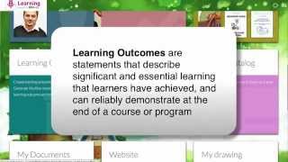 Create Learning Outcomes using EDUonGo