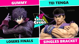Extra Credit #59: Losers Finals - GUMMY (Joker, Ike) Vs Tei Tenga (Ryu) SSBU Singles